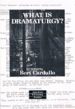 What Is Dramaturgy? Third Printing cover art
