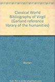 Classical World Bibliography of Vergil 1978 9780824098773 Front Cover