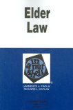 Elder Law in a Nutshell 4th 9780314167774 Front Cover