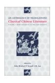 Classical Chinese Literature: an Anthology of Translations From Antiquity to the Tang Dynasty cover art