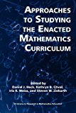 Approaches to Studying the Enacted Mathematics Curriculum:  9781617358777 Front Cover