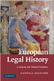 European Legal History A Cultural and Political Perspective cover art