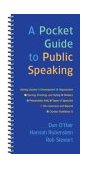 Pocket Guide to Public Speaking  9780312400781 Front Cover