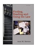Finding, Reading and Using the Law 2001 9780314125781 Front Cover