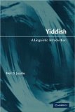 Yiddish A Linguistic Introduction 2009 9780521105781 Front Cover