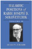 Halakhic Positions of Rabbi Joseph B. Soloveitchik 2001 9780765761781 Front Cover