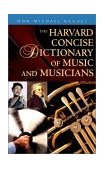 Harvard Concise Dictionary of Music and Musicians  cover art