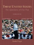 These United States The Questions of Our Past, Concise Edition, Volume 2 cover art