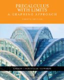 Precalculus with Limits A Graphing Approach 4th 2004 Revised  9780618394784 Front Cover