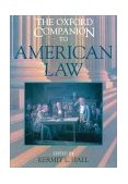 Oxford Companion to American Law  9780195088786 Front Cover