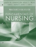 Procedure Checklists for Fundamentals of Nursing 3rd 9780803640788 Front Cover
