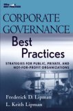 Corporate Governance Best Practices Strategies for Public, Private, and Not-For-Profit Organizations cover art