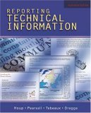 Reporting Technical Information  cover art