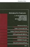 Selections for Contracts Uniform Commercial Code, Restatement 2011st 9781609300791 Front Cover