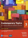 Contemporary Topics 3 21st Century Skills for Academic Success 4th 9780134400792 Front Cover