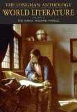 Longman Anthology of World Literature The Early Modern Period  9780321169792 Front Cover