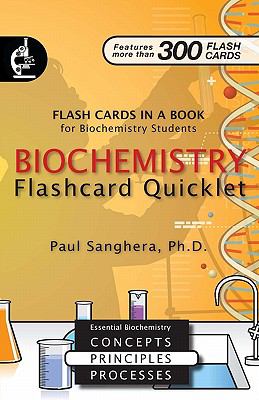 Biochemistry Flashcard Quicklet 2008 9780979179792 Front Cover