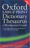 Oxford Large Print Dictionary, Thesaurus, and Wordpower Guide  cover art