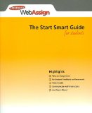 WebAssign - Start Smart Guide for Students 2006 9780495384793 Front Cover