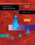 Fundamentals of Trigonometry 9th 1998 9780534360795 Front Cover