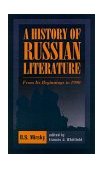History of Russian Literature From Its Beginnings to 1900