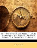 History of the Cromwellian Survey of Ireland, a D 1655-6 Commonly Called the down Survey , Issue 15 2010 9781145426795 Front Cover