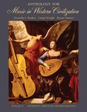 Anthology for Music in Western Civilization, Volume A Antiquity Through the Renaissance 2005 9780495008798 Front Cover