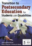 Transition to Postsecondary Education for Students with Disabilities  cover art