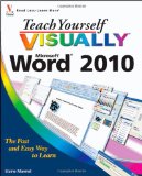 Teach Yourself VISUALLY Word 2010  cover art