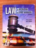 Law for Recreation and Sport Managers 5th 9780757571800 Front Cover