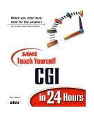 Sams Teach Yourself CGI in 24 Hours 2000 9780672318801 Front Cover