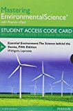 MasteringEnvironmentalScience with Pearson EText -- Standalone Access Card -- for Essential Environment The Science Behind the Stories cover art