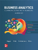 Business Analytics Communicating with Numbers 2nd 9781264302802 Front Cover