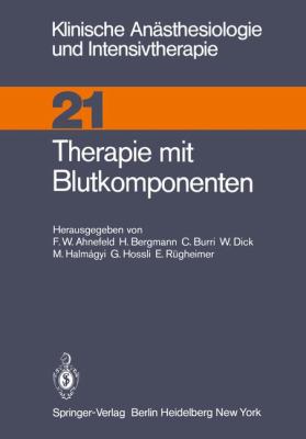Therapie Mit Blutkomponenten 1980 9783540101802 Front Cover