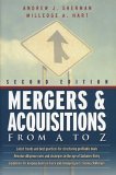 Mergers and Acquisitions from A to Z 2nd 2006 Revised  9780814408803 Front Cover