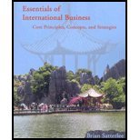 Essentials of International Business : Core Principles, Concepts, and Strategies cover art
