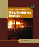 Legal Considerations for Fire and Emergency Services 2nd 2011 9781111308803 Front Cover