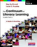 Continuum of Literacy Learning, Grades PreK-8, Second Edition A Guide to Teaching cover art