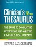 Clinician&#39;s Thesaurus The Guide to Conducting Interviews and Writing Psychological Reports