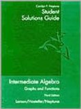 Intermediate Algebra Graphs and Functions 3rd 2002 Guide (Pupil's)  9780618218806 Front Cover