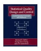 Statistical Quality Design and Control Contemporary Concepts and Methods  9780023291807 Front Cover