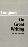 On Great Writing (on the Sublime)  cover art