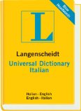 Langenscheidt Universal Dictionary Italian 2011 9783468981807 Front Cover