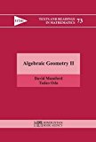 Algebraic Geometry II  9789380250809 Front Cover
