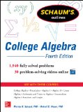 Schaum's Outline of College Algebra, 4th Edition  cover art