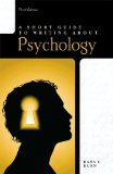 Short Guide to Writing about Psychology  cover art