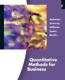 Quantitative Methods for Business 11th 2009 9780324651812 Front Cover
