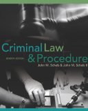 Criminal Law and Procedure 7th 2010 9780495809814 Front Cover