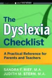Dyslexia Checklist A Practical Reference for Parents and Teachers cover art
