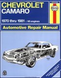 Chevrolet Camaro V8 1970 Thru 1981  9780856968815 Front Cover